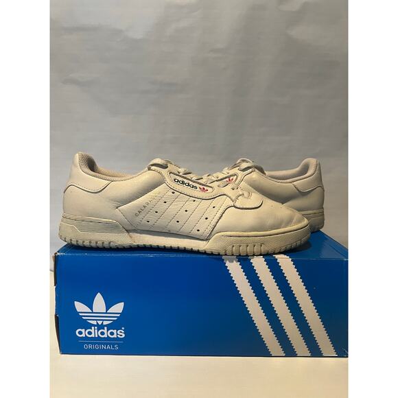 Adidas Yeezy Powerphase Calabasas Core White - Size 9 - Picture 1 of 9